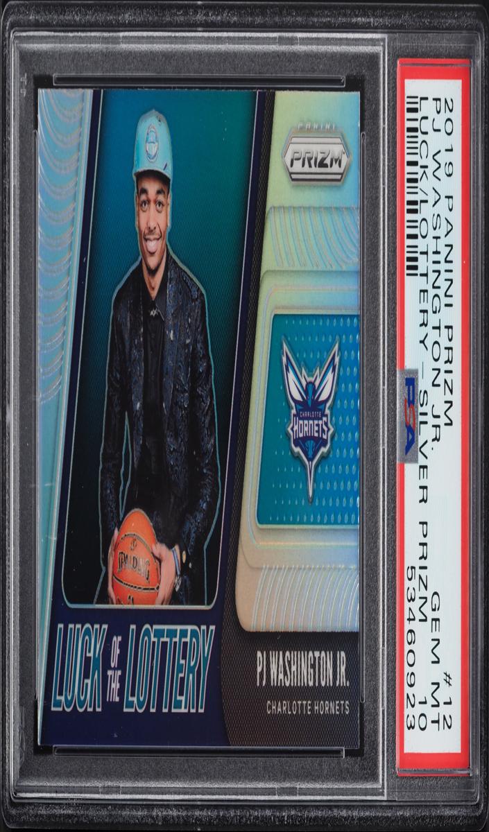 2019 Panini Prizm Basketball Prizm Silver PJ Washington Jr. #12 PSA 9