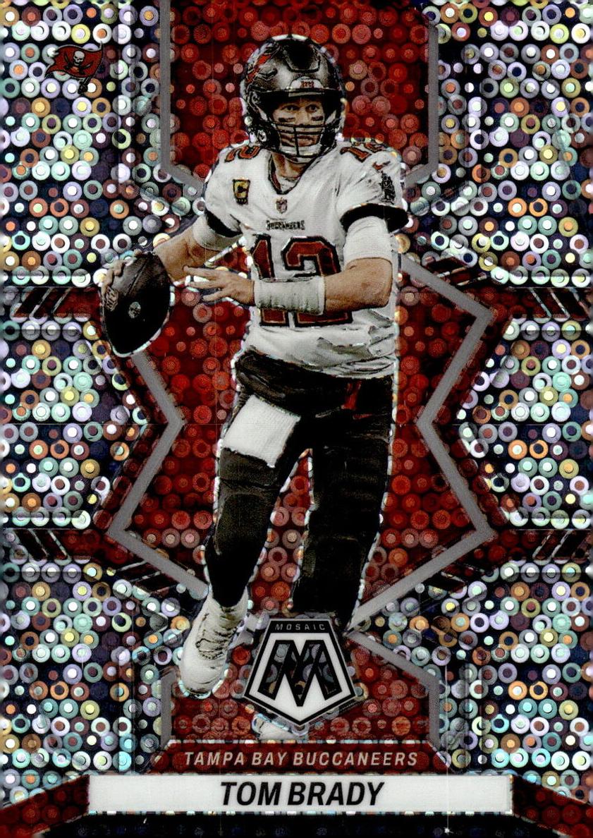 2022 Panini Mosaic Football No Huddle Silver Tom Brady #292