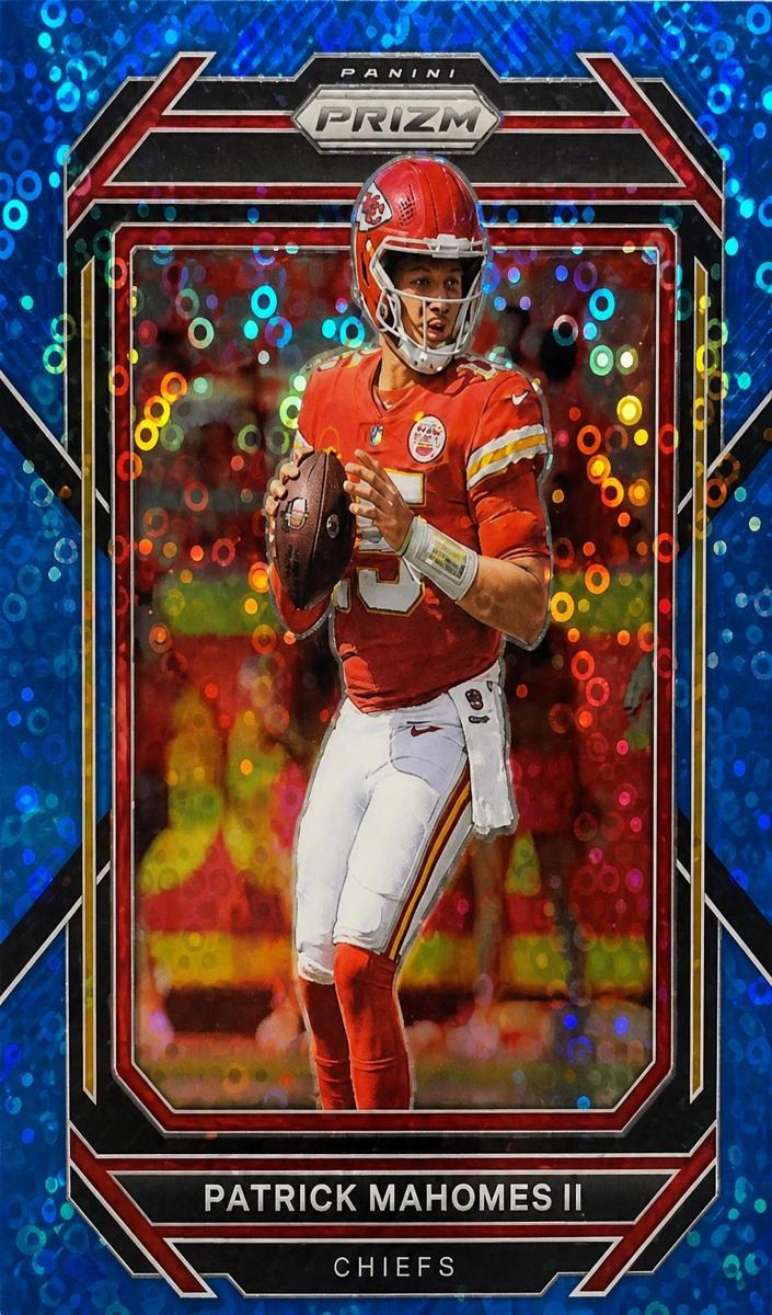 2022 Panini Prizm Football No Huddle Blue Patrick Mahomes II #139