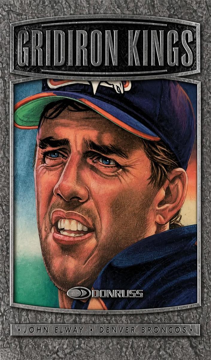 1999 Donruss Football Canvas John Elway #GK7