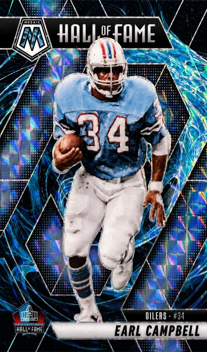 2025 Panini Mosaic Football Genesis Earl Campbell #294 PSA 10