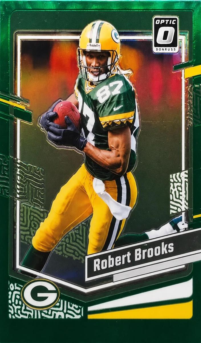 2023 Donruss Optic Football Green Robert Brooks #69