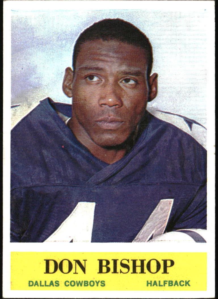 1964 Philadelphia Football Don Bishop #43 PSA 8