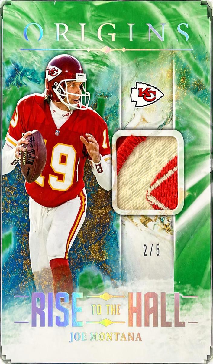 2024 Panini Origins Football Green Joe Montana #RTH-JMO