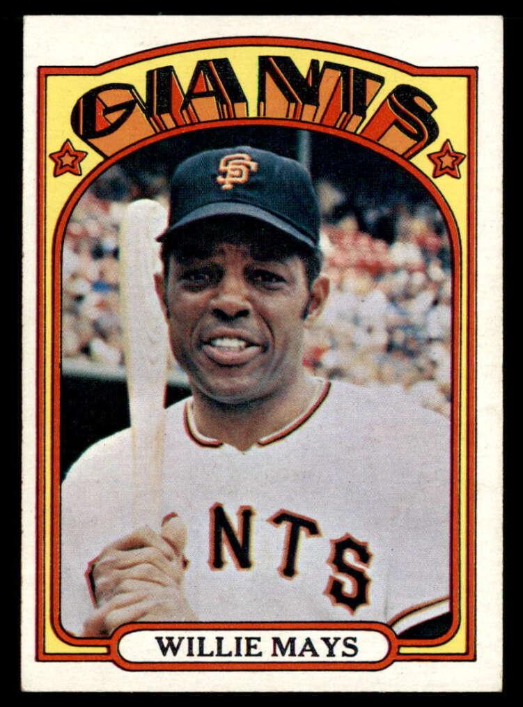 1972 Topps Baseball Willie Mays #49