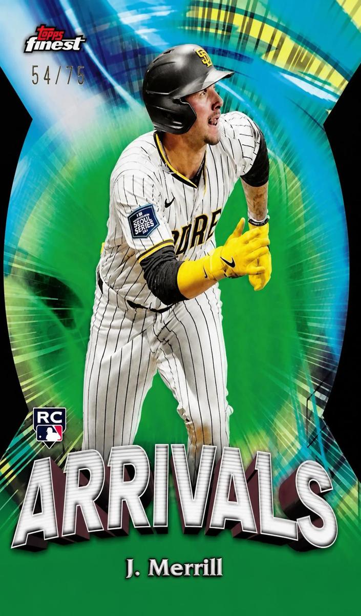 2024 Topps Finest Baseball Green Jackson Merrill #A-24