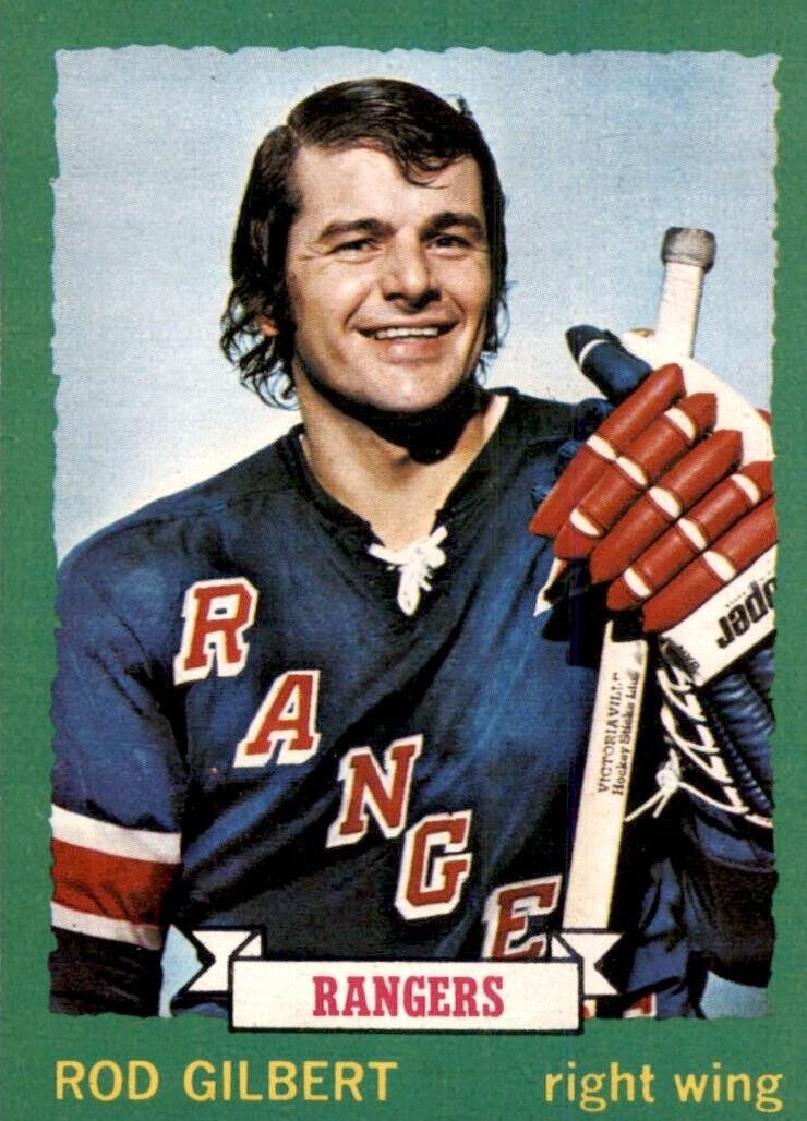 1973 O-Pee-Chee Hockey Rod Gilbert #156 PSA 8.5