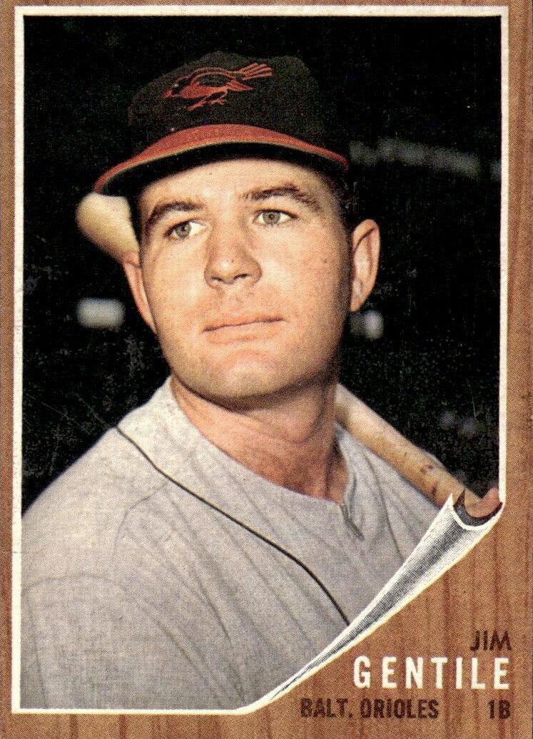 1962 Topps Baseball Jim Gentile #290