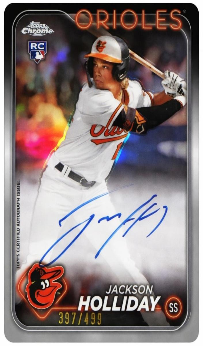 2024 Topps Chrome Baseball Refractor Jackson Holliday #RA-JH