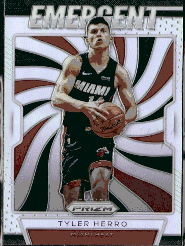 2019 Panini Prizm Basketball Prizm Silver Tyler Herro #5 PSA 9
