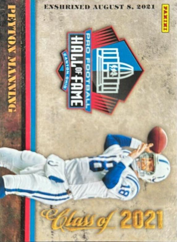 2021 Panini Pro Football Hall of Fame Football Peyton Manning #HOF1
