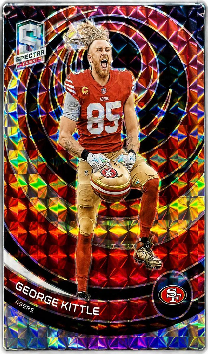 2023 Panini Spectra Football Interstellar George Kittle #87