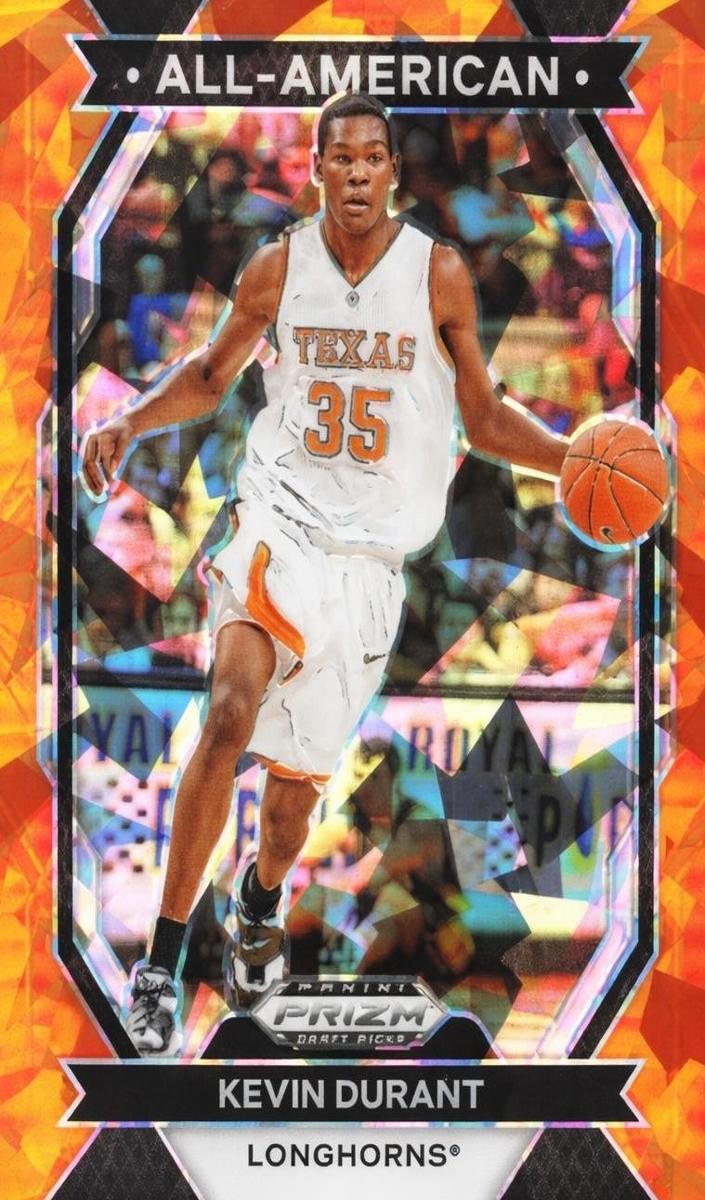 2024 Panini Prizm Draft Picks Basketball Orange Ice Kevin Durant #5