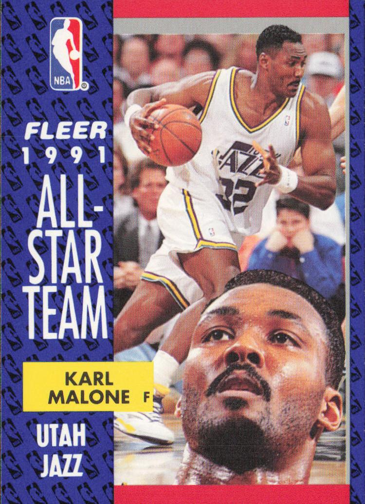 1991 Fleer Basketball Karl Malone #219 PSA 10