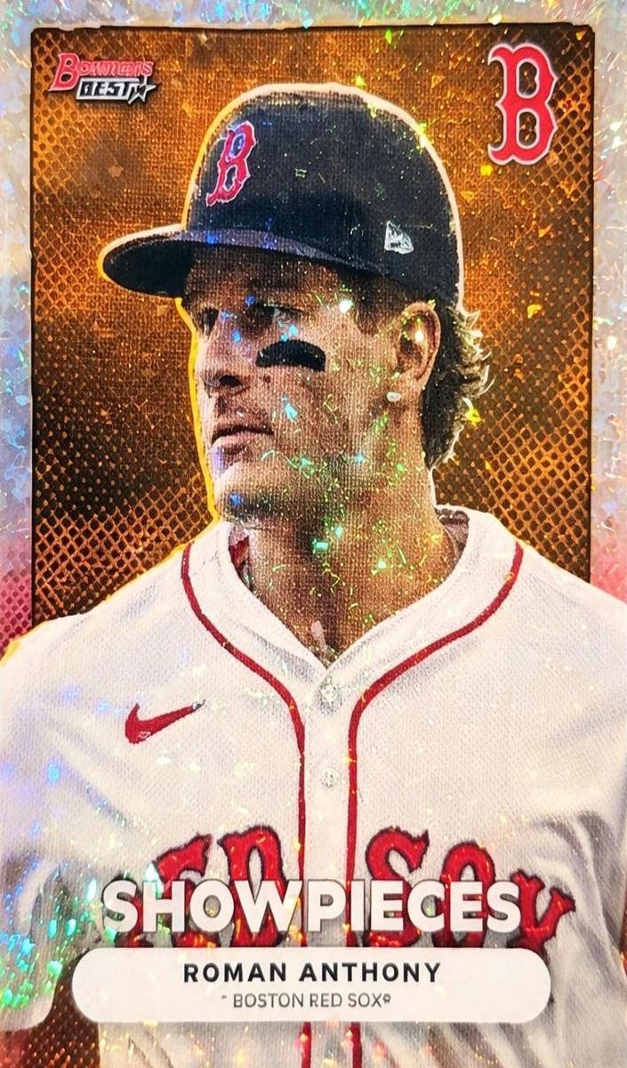 2025 Bowman's Best Baseball Mini-Diamond Refractor Roman Anthony #BS-5 PSA 7
