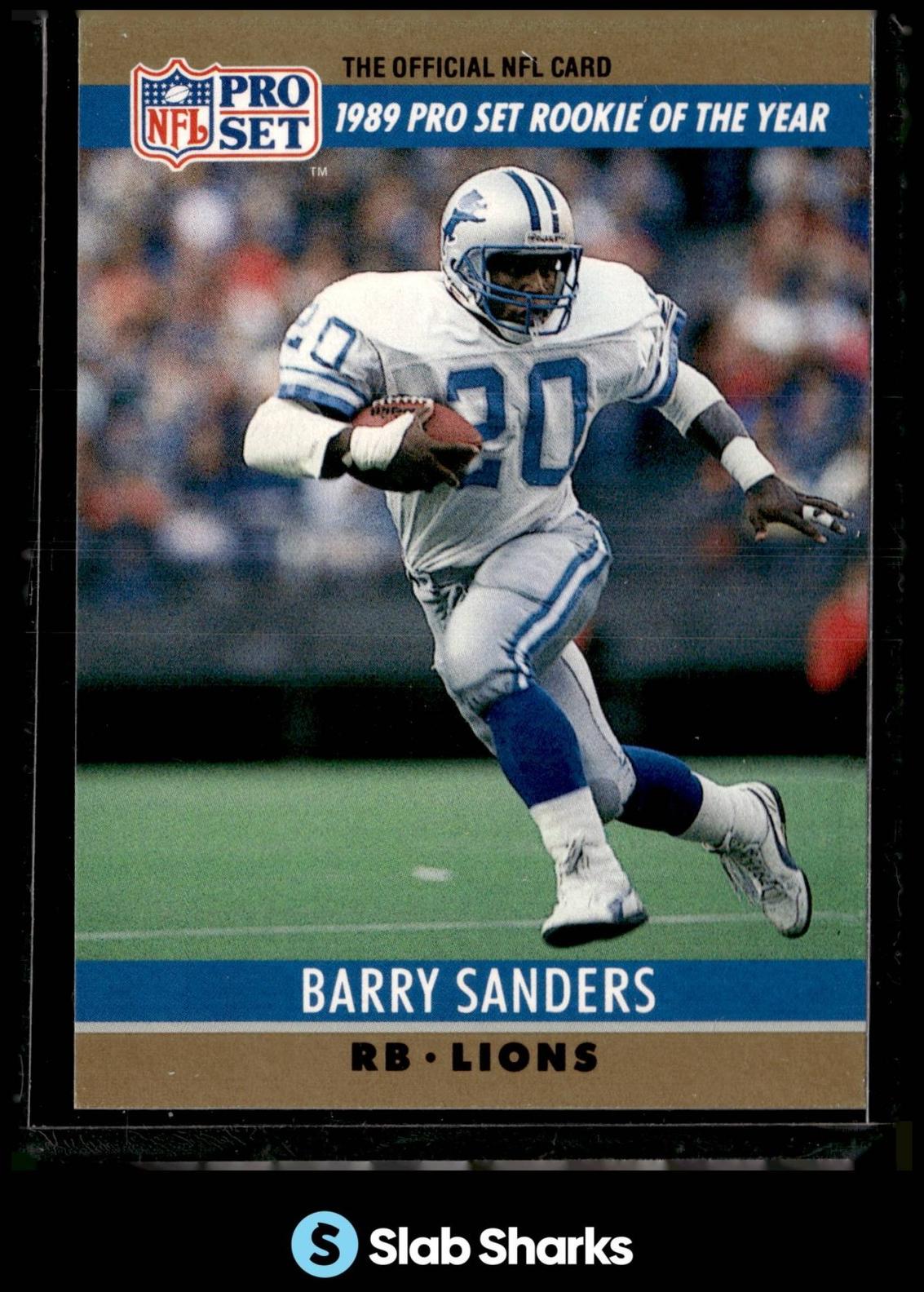 1990 Pro Set Football Barry Sanders #1 PSA 10