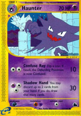 2003 Pokemon Skyridge Haunter #63