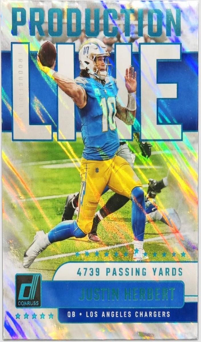 2023 Panini Donruss Football Lava Justin Herbert #PDL-2