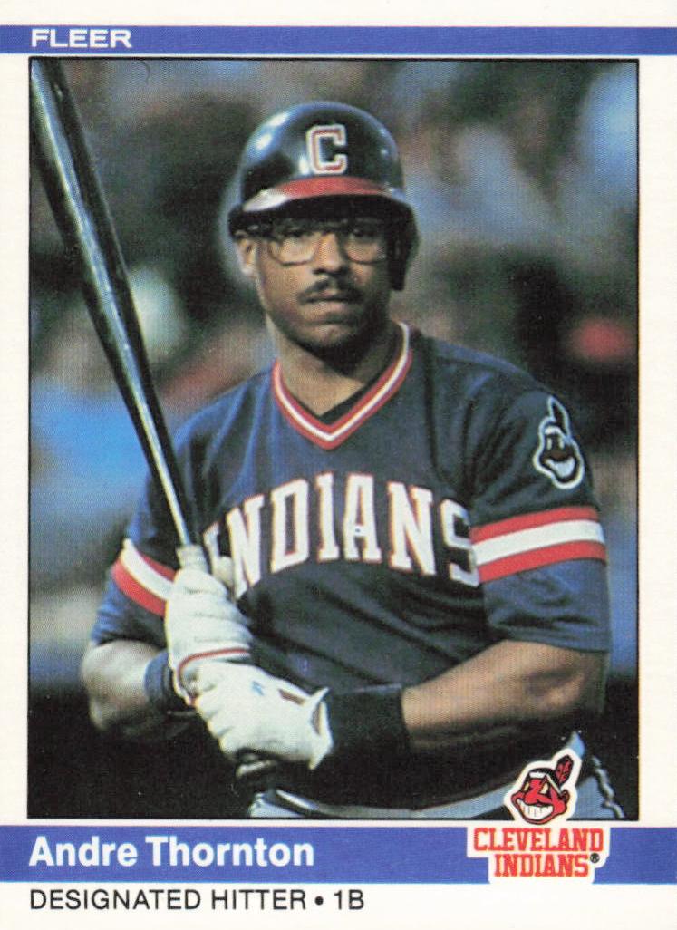 1984 Fleer Baseball Andre Thornton #554