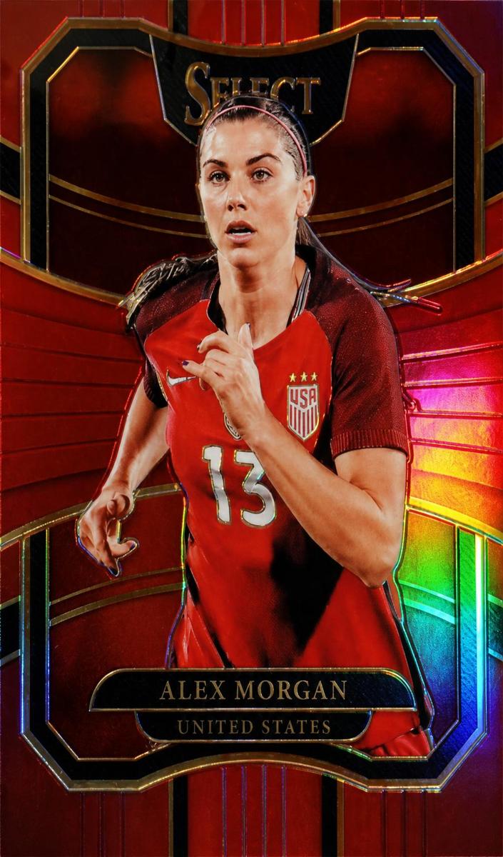 2017 Panini Select Soccer Maroon Alex Morgan #13 PSA 9