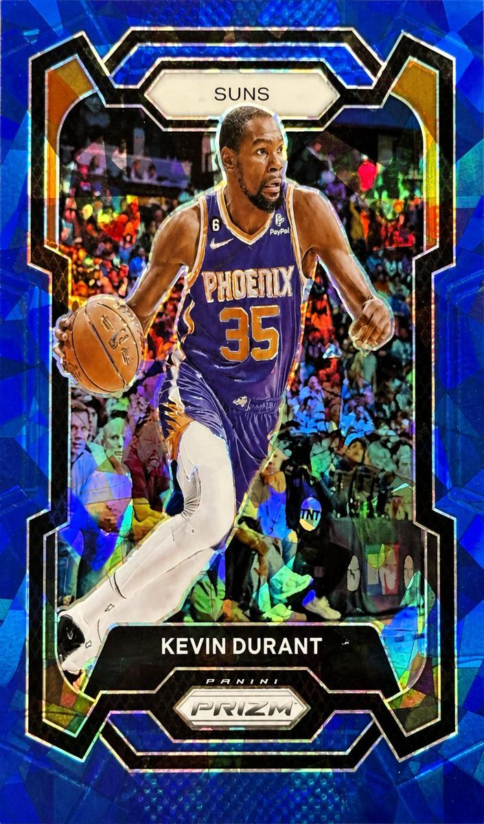 2023 Panini Prizm Basketball Blue Ice Kevin Durant #5 PSA 9
