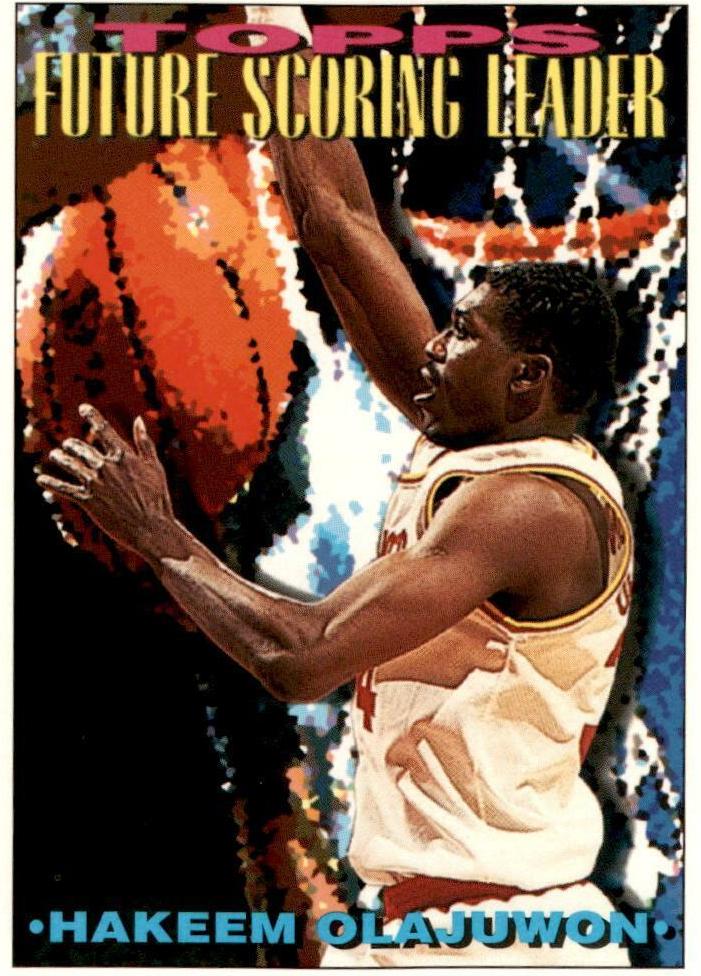 1993 Topps Basketball Hakeem Olajuwon #385