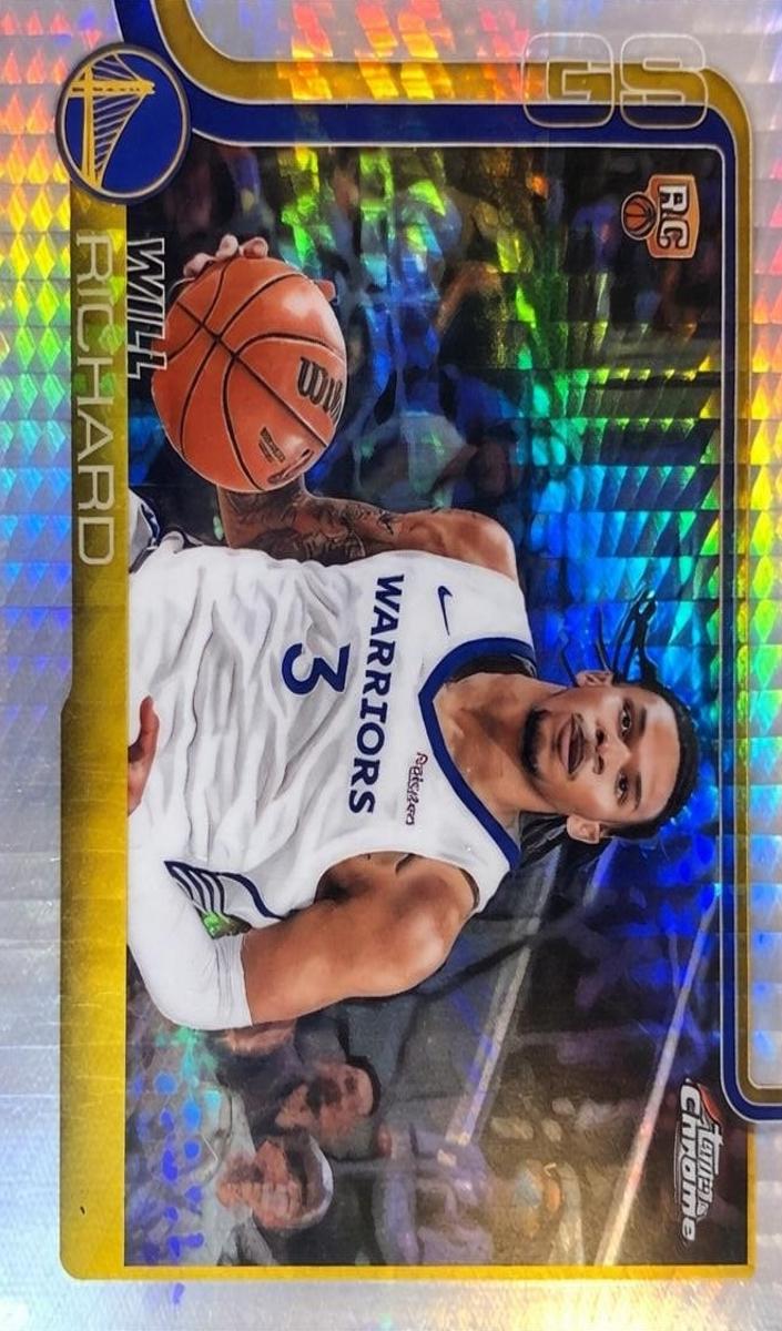 2025 Topps Chrome Basketball Prism Refractor Will Richard #287