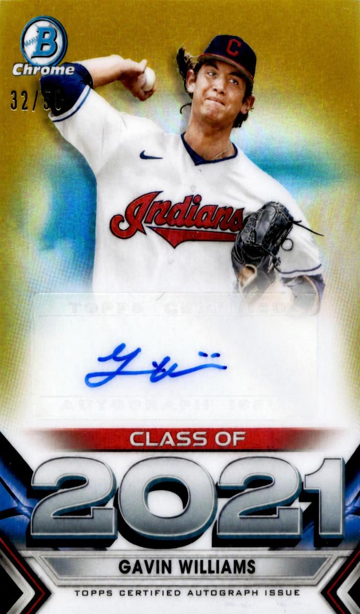 2021 Bowman Draft Baseball Gold Gavin Williams #C21-GW