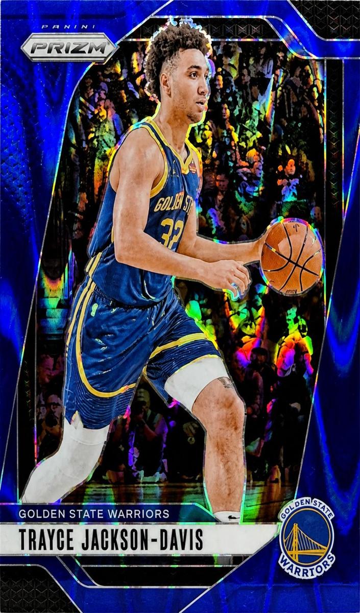 2024 Panini Prizm Basketball Blue Seismic Trayce Jackson-Davis #188