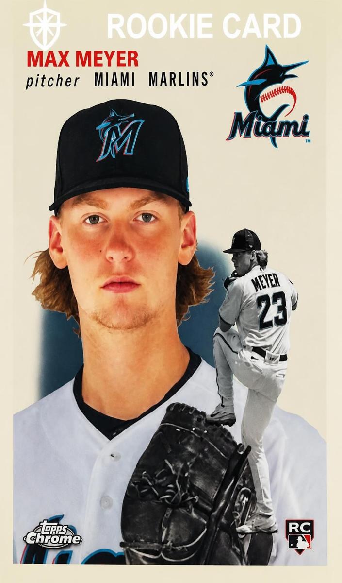 2023 Topps Chrome Platinum Baseball Max Meyer #92