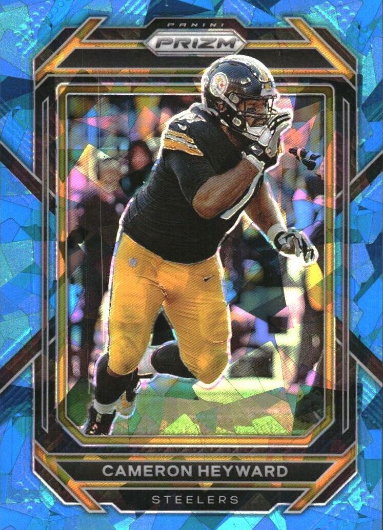 2022 Panini Prizm Football Blue Ice Cameron Heyward #250