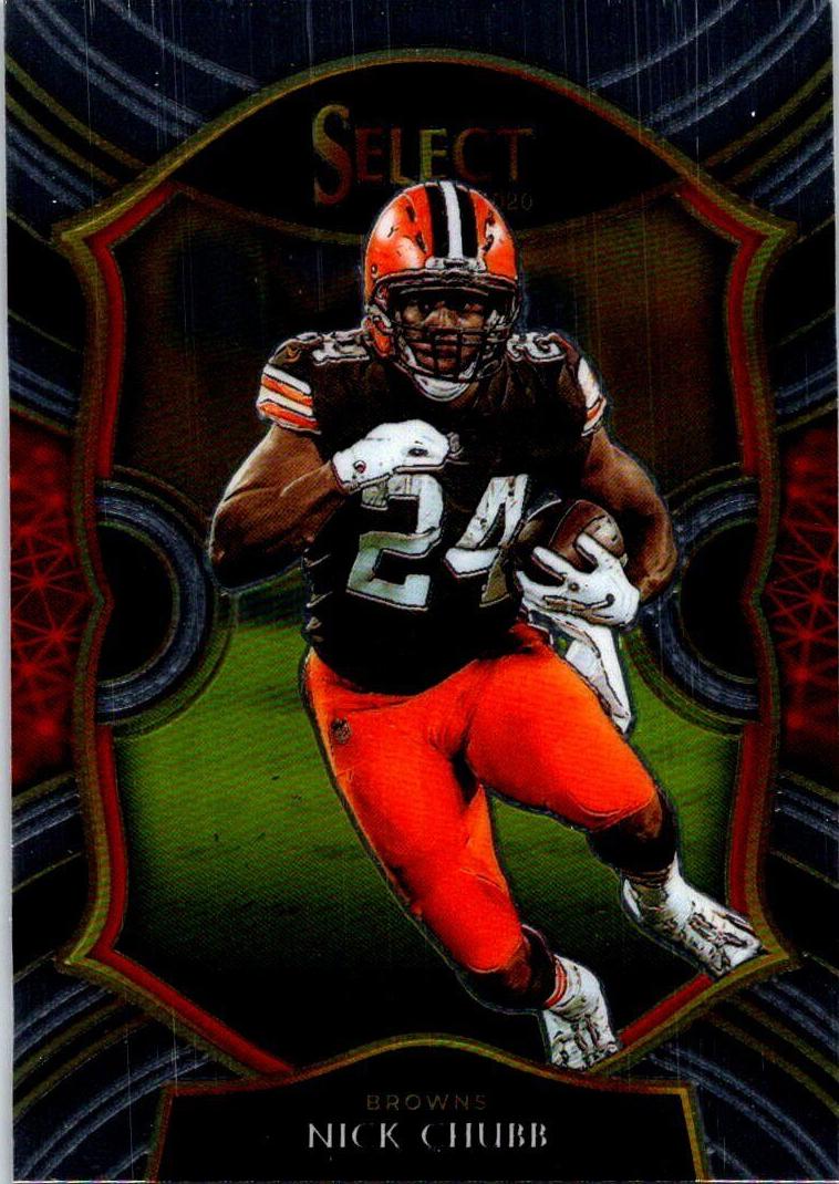 2020 Panini Select Football Nick Chubb #26 SGC 10
