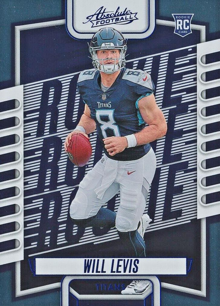 2023 Panini Absolute Football Blue Will Levis #114 PSA 10