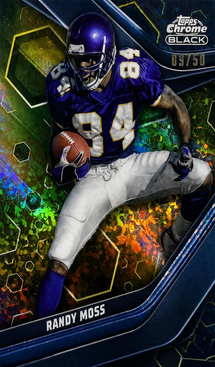 2023 Topps Composite Football Gold Mini Diamond Refractor Randy Moss #129