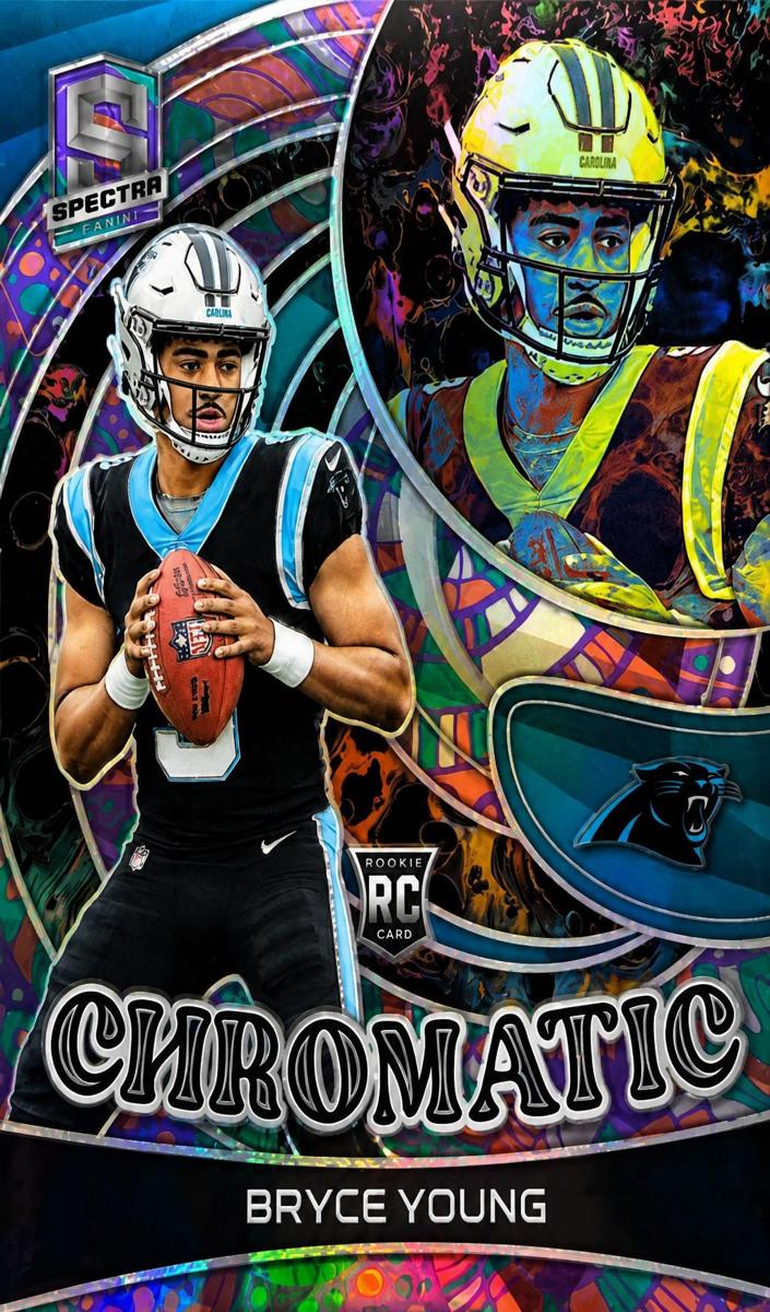 2023 Panini Spectra Football Psychedelic Bryce Young #CH-BY