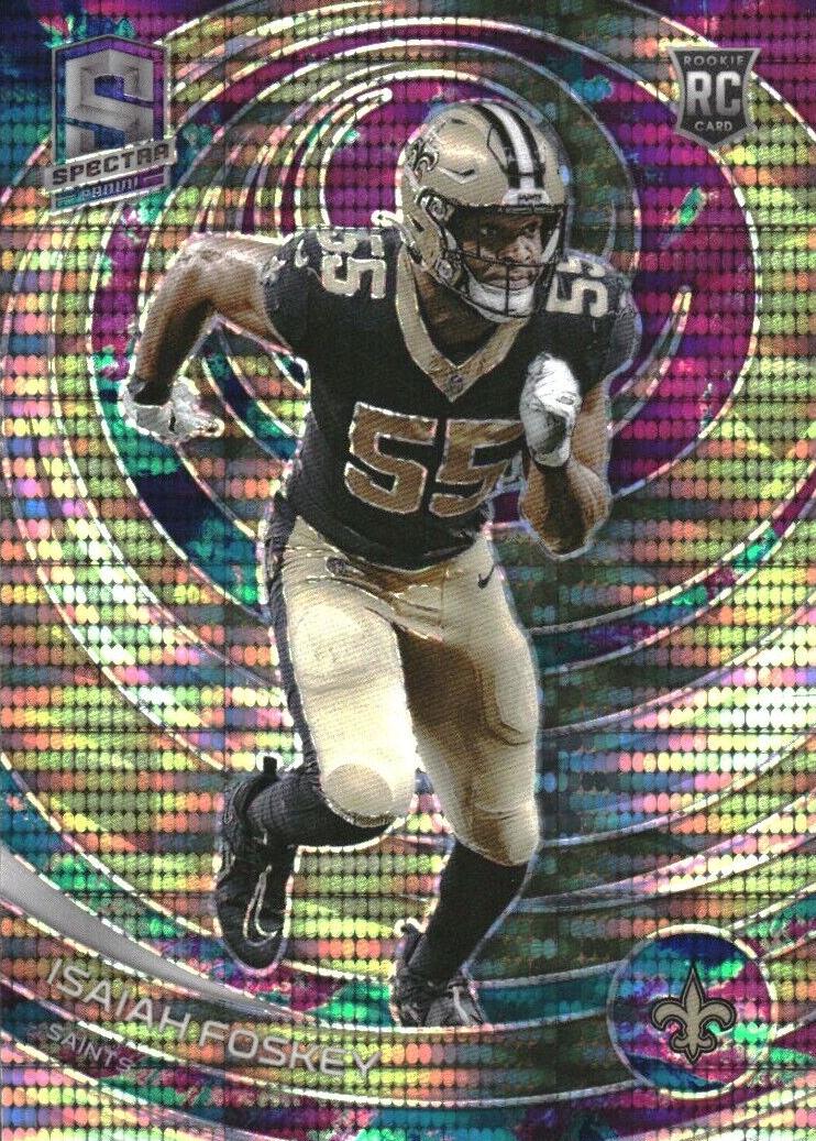 2023 Panini Spectra Football Celestial Isaiah Foskey #143