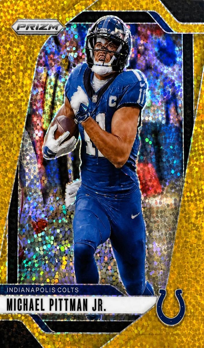 2024 Panini Prizm Football Gold Sparkle Michael Pittman Jr. #123