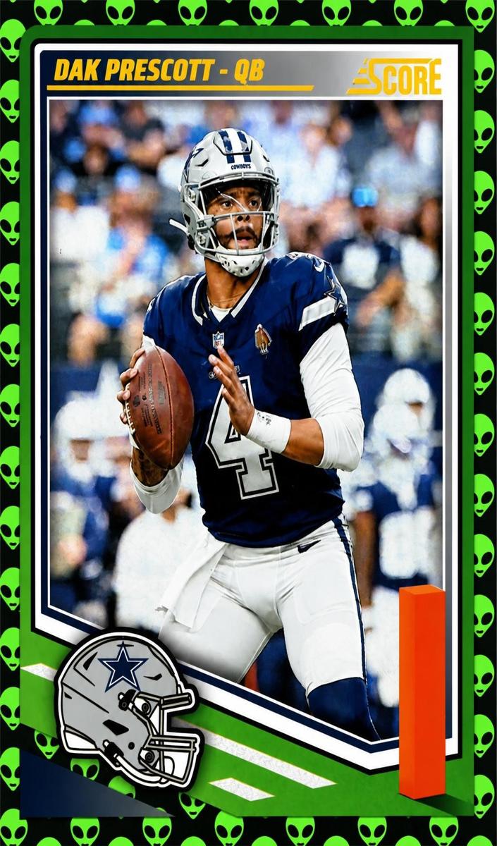 2025 Panini Score Football Extraterrestrial Dak Prescott #2