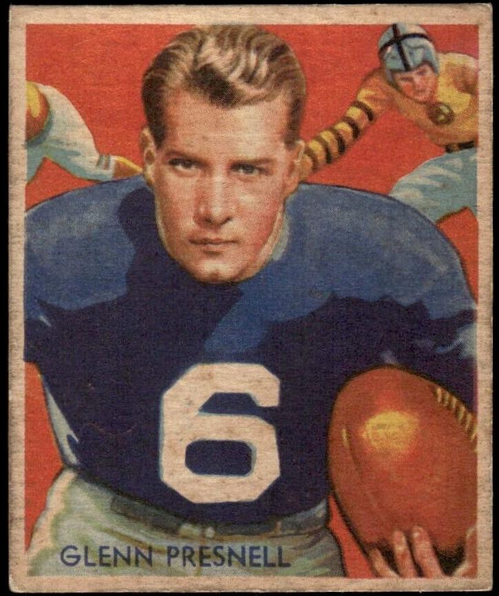 1935 National Chicle Football Glenn Presnell #5 PSA 4.5
