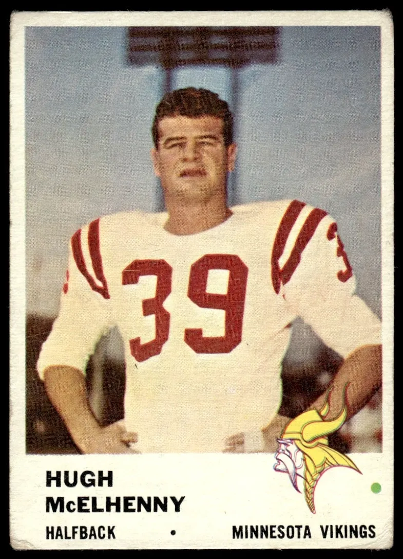 1961 Fleer Football Hugh McElhenny #127 PSA 9