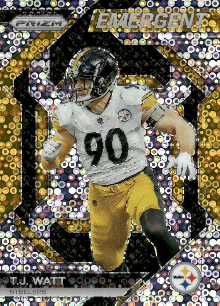 2023 Panini Prizm Football No Huddle T.J. Watt #H-17