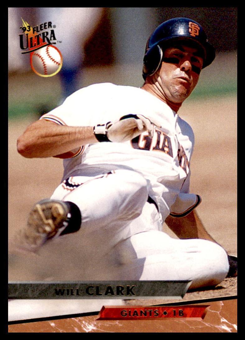 1993 Fleer Ultra Baseball Will Clark #130 PSA 9