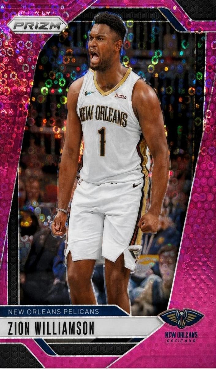 2024 Panini Prizm Basketball Fast Break Pink Zion Williamson #10