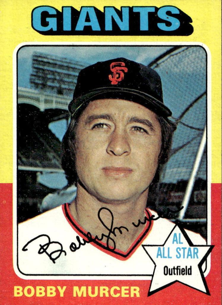 1975 Topps Baseball Bobby Murcer #350 PSA 9