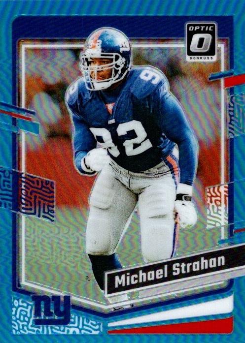 2023 Donruss Optic Football Aqua Michael Strahan #146