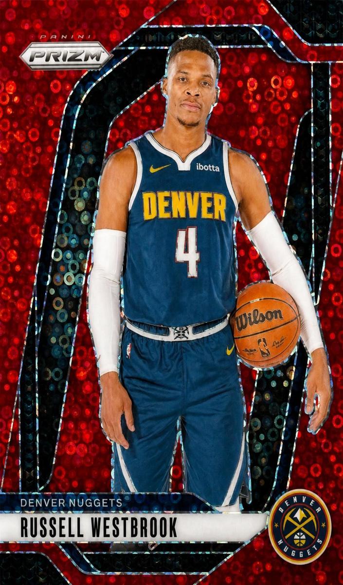 2024 Panini Prizm Basketball Fast Break Red Russell Westbrook #157