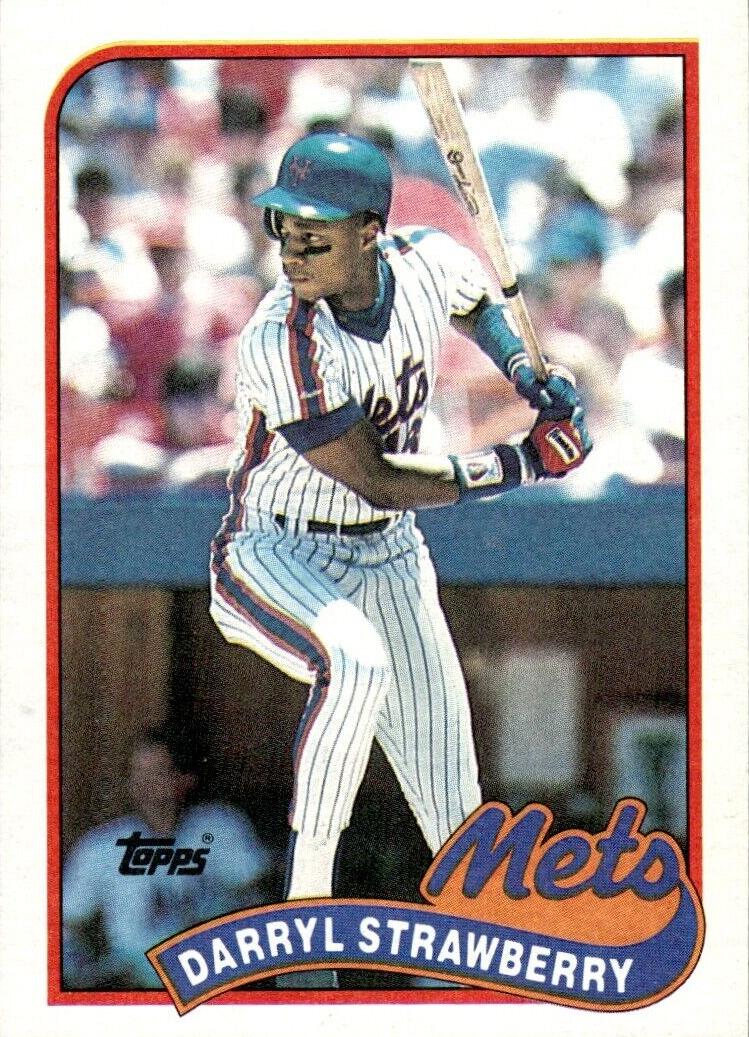 1989 Topps Baseball Darryl Strawberry #300