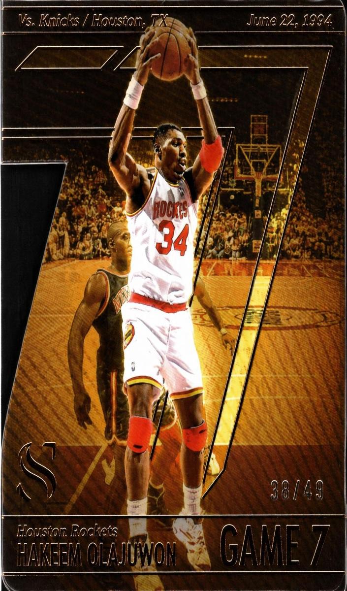 2024 Panini Silhouette Basketball Bronze Hakeem Olajuwon #12