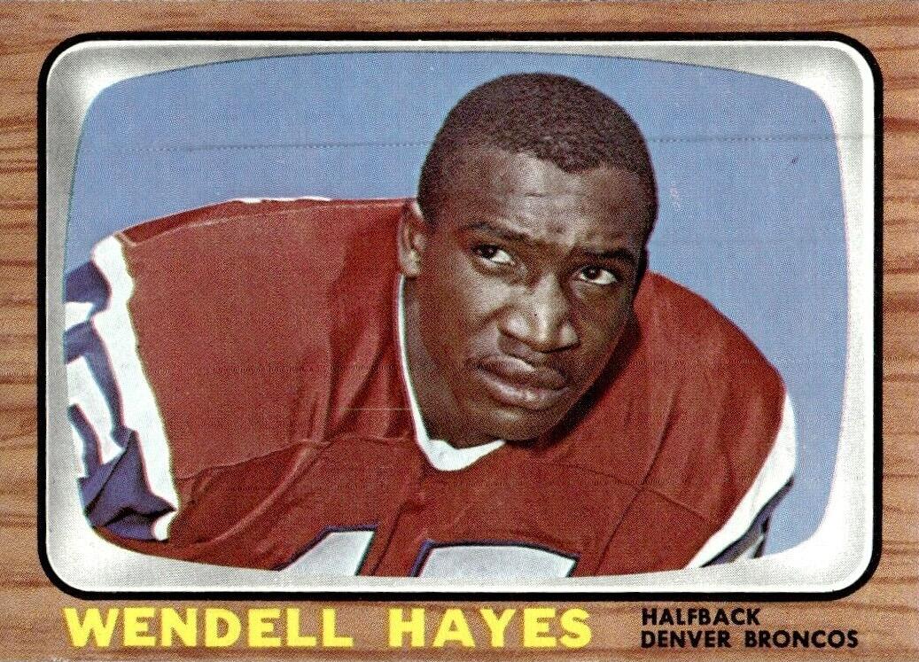 1966 Topps Football Wendell Hayes #34