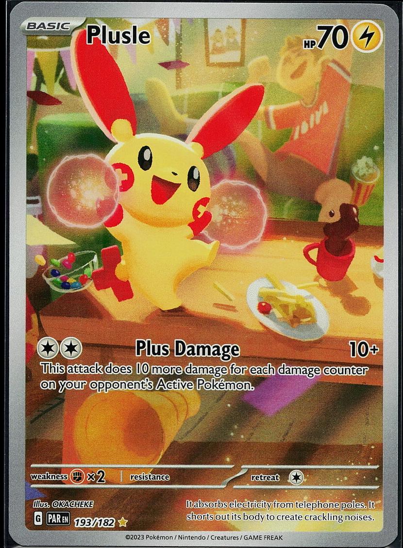 2023 Pokemon Scarlet & Violet Paradox Rift Plusle #193